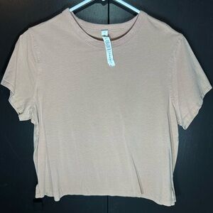Lululemon Classic Fit Cotton Blend Tee, Size 12